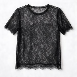 T-SHIRT IN PIZZO